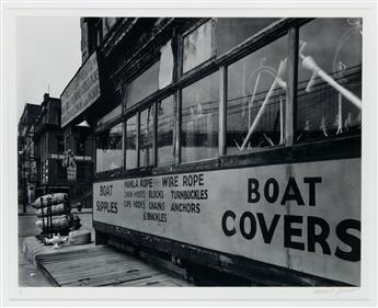 BERENICE ABBOTT (1898-1991) A suite of 5 photographs depicting scenes of New York in the 1930s.